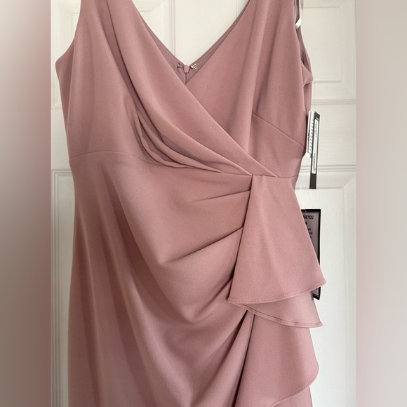 Betsy & Adam Pink Asymmetrical Dress - Picture 5 of 10